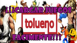 ¡¡¡Como cargar juegos fácilmente en la TOLUENO Tutorial [upl. by Belsky]