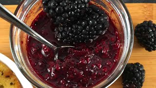 Marionberry Jam Recipe No Pectin [upl. by Loring887]