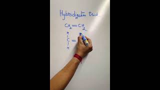 hybridization in Alkenes short ytviral [upl. by Ardnekat]