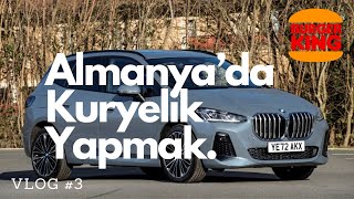 Almanyada Kuryelik Yapmak  BMW ile Son Yolculuk  Vlog 3 [upl. by Ylrebmic]