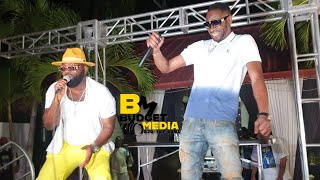 Bounty killer and Richie Stephens performing at footprints cafebountykiller reggae dj [upl. by Irmina337]