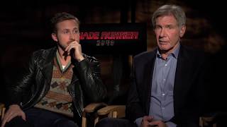 BLADE RUNNER 2049 Interview Harrison Ford and Ryan Gosling [upl. by Yentihw613]