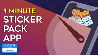 How to Make a Sticker Pack App in One Minute [upl. by Leber887]