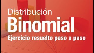 Distribucion binomial Ejercicio resuelto paso a paso [upl. by Catlee693]