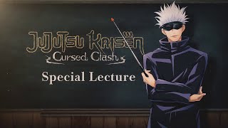 JUJUTSU KAISEN CURSED CLASH – Gojo Satoru Teaches Game Mechanics [upl. by Aitercul994]