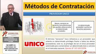 MÉTODOS DE CONTRATACIÓN Contratación Directa [upl. by Rennoc]