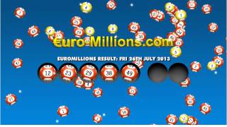 Euromillions Results for Friday 26th July 2013 [upl. by Zosema]