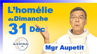 Évangile et homélie du Dimanche 31 Décembre  Avec Mgr Aupetit [upl. by Oijres262]