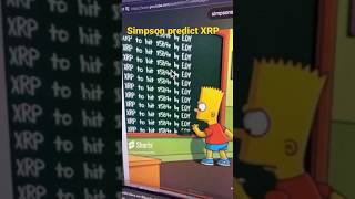 The simpsons prediction on xrp and crypto [upl. by Pejsach]