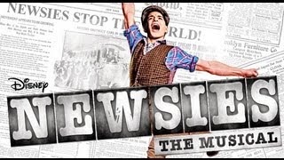 Newsies on Broadway  Behind the Scenes with the Ensemble of Newsies the Musical [upl. by Lobell]