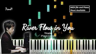 Yiruma  River flows in you  Piano Cover  MIDI and Piano Sheet [upl. by Esydnac]