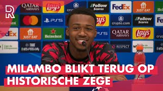 Antoni MILAMBO na historische overwinning FEYENOORD Natuurlijk is dit een motivatie [upl. by Yttel943]