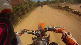 Helmet cam Neuville aux joutes motocross France Gopro HD [upl. by Cybill]