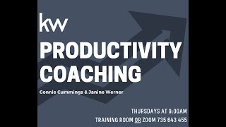 Productivity Coaching Title 101 with Jenny Klug [upl. by Llerdnad]