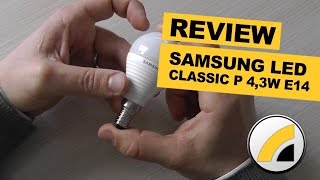 Lampadina Led Samsung Classic P 43W E14 la recensione [upl. by Carlee925]