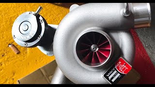 Kinugawa GTX Ball Bearing Turbo GT2971R SUBARU STI Twin Entry Unboxing [upl. by Riggall]