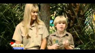 Robert Irwin turns Eight  Today Show 1st December 2011 [upl. by Samson590]