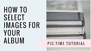 How to select and submit images from Pictime gallery to photographer [upl. by Shig]