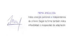 Interpretación de la firma Grafología [upl. by Toor]