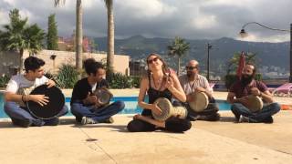 Raquy Danziger  60 second Darbuka Challange 2014 [upl. by Aihsakal]