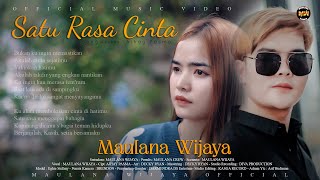 SATU RASA CINTA  MAULANA WIJAYA Official Music Video BUKAN KU INGIN MEMASTIKAN [upl. by Llenral]