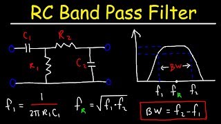 RC Band Pass Filters  How To Design The Circuit [upl. by Doyle]