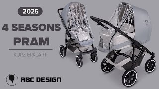 4 SEASONS PRAM  Regenschutz für Kinderwagen  ABC Design [upl. by Kire]