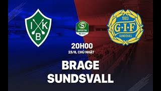 Sweden Superettan Round 13 Brage  Sundsvall 50 [upl. by Kunin]