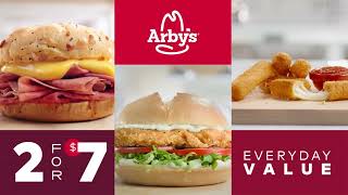 Arbys 2 for 7 Everyday Value  Crispy Chicken [upl. by Akena]