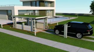 IdealPark car lift Invisible solution for private house [upl. by Barnett988]