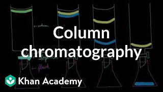 Column chromatography  Chemical processes  MCAT  Khan Academy [upl. by Hayden]