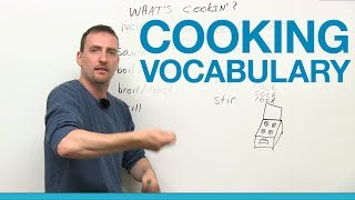 Cooking Vocabulary in English  chop grill saute boil slice [upl. by Tiga]