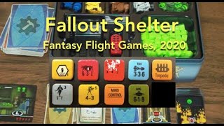 Fallout Shelter Fantasy Flight Games Review amp How to Play [upl. by Dasteel]