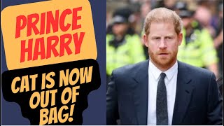 HARRY  CAT IS NOW OUT OF THE BAG WITH THIS NEWS royal meghanmarkle princeharry [upl. by Cinom137]