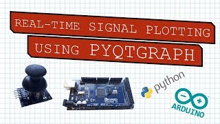 Realtime plotting of analog joystick signals using pyqtgraph [upl. by Ada465]