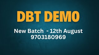 What is DBT  Data Build Tool  DBT Demo Video  New Batch  Aug 12th [upl. by Camarata]