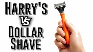 Harrys vs Dollar Shave Club Which is better [upl. by Nnor]