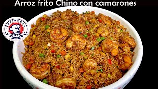 La mejor receta de arroz frito Chino con camarones [upl. by Mauri]