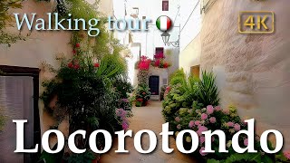 Locorotondo Puglia Italy【Walking Tour】History in Subtitles  4K [upl. by Nodnrb437]