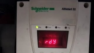 Schneider altistart 22 soft starter specification and functions 88amp [upl. by Bourgeois]