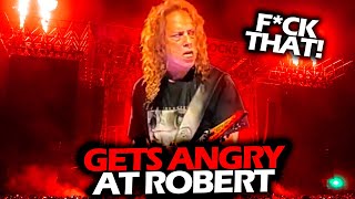 KIRK HAMMETT GETS ANGRY AT ROBERT TRUJILLO LIVE 2023 METALLICA [upl. by Kirsteni107]