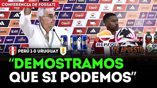 quotSE LO DEDICAMOS AL PAÍSquot CONFERENCIA de JORGE FOSSATI y MIGUEL ARAUJO tras PERÚ 10 URUGUAY Depor [upl. by Shelton992]