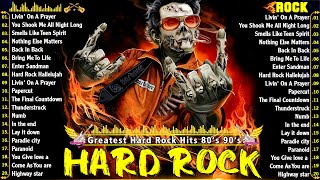 Greatest Hard Rock Songs 80s 90s Full Album 🎸 Bon Jovi Guns N Roses Nirvana Metallica ACDC [upl. by Manard]