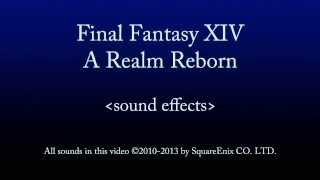 FFXIV ARR Party Sound Effects [upl. by Leibrag]