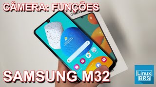 SAMSUNG GALAXY M32  CÂMERA  FUNÇÕES [upl. by Aivata]