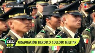 Se gradúan 581 oficiales del Heroico Colegio Militar  Noticias con Francisco Zea [upl. by Leinahtam453]