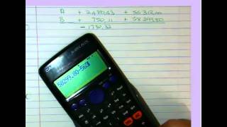 How to Calculate a Join with a Casio Calculator [upl. by Adiehsar]