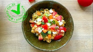 LINSEN SALAT MIT WURZELGEMÜSE UND FETA I Karin Knorr Ernährungstraining [upl. by Jefferey]