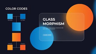 Trendy Glass Morphism Effect  Illustrator tutorial  Real Glassmorphism Card Hover Effects  Effect [upl. by Assert]