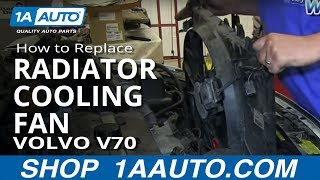 How to Replace Radiator Cooling Fan 0103 Volvo V70 [upl. by Suivatram]